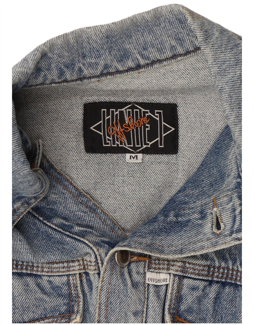 Jaqueta jeans feminina OFFSHORE UK 14 azul médio