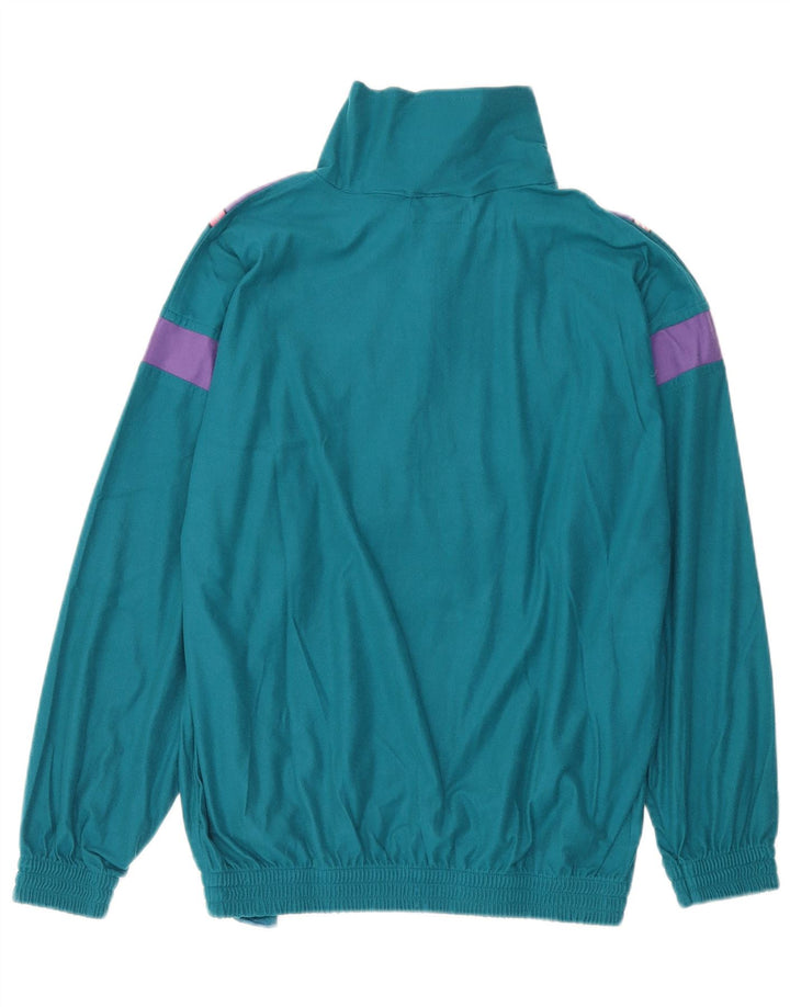 Fato de treino completo gráfico masculino vintage pequeno verde colorblock poliéster