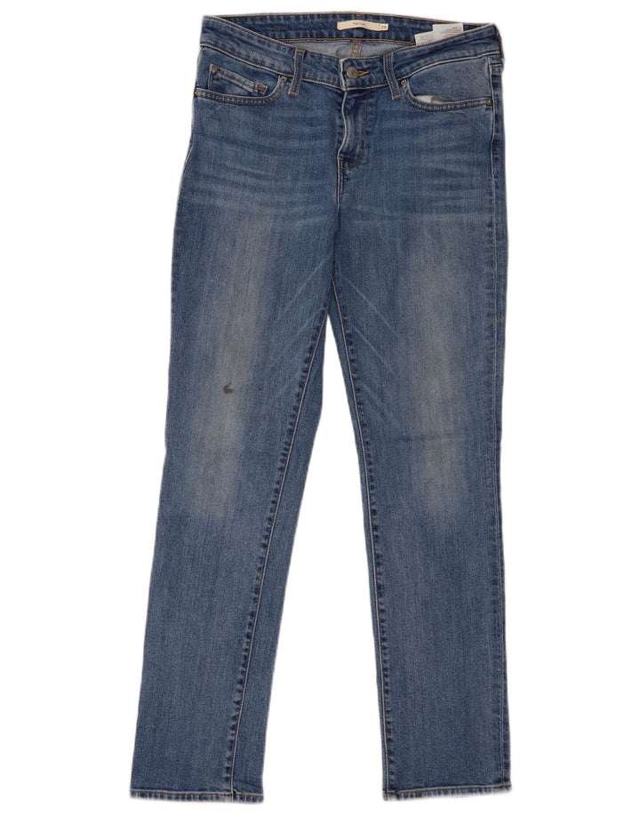 LEVI'S Feminino 712 Slim Jeans W29 L30 Azul Algodão