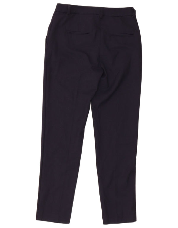 Calça feminina Benetton Slim Suit IT 38 XS W28 L26 Azul marinho Poliéster
