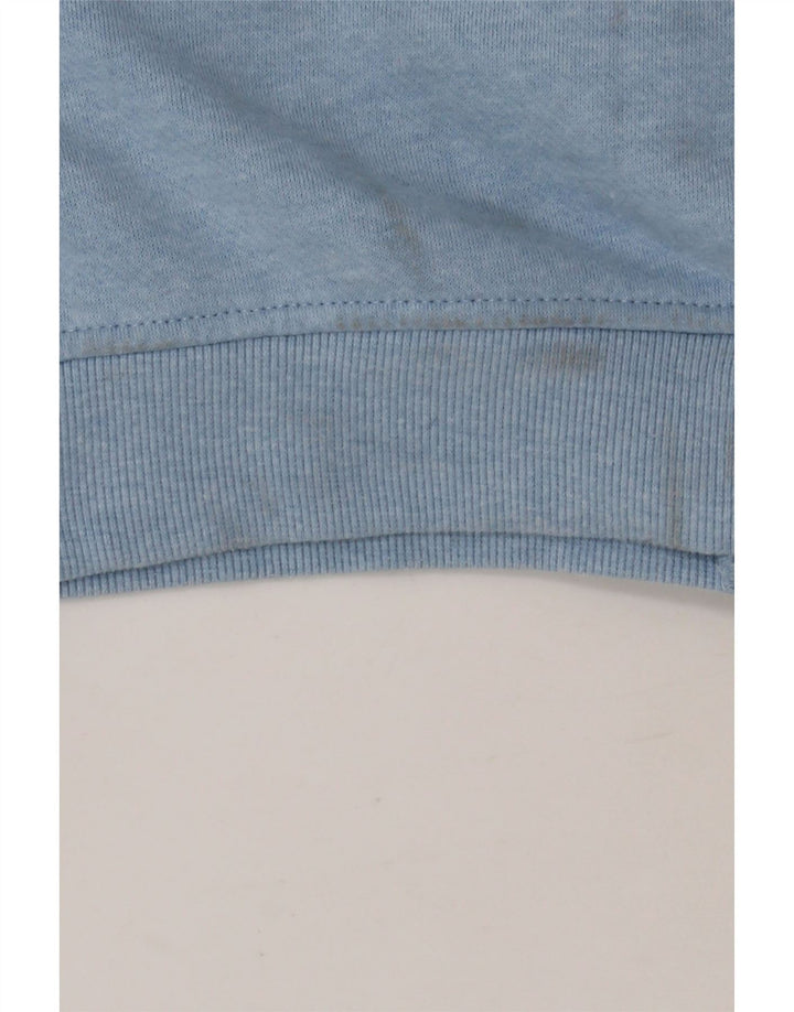 Suéter masculino com capuz e zíper LYLE & SCOTT 12-13 anos algodão azul