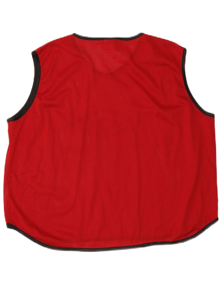Colete gráfico masculino Umbro Top XL vermelho poliéster esportivo