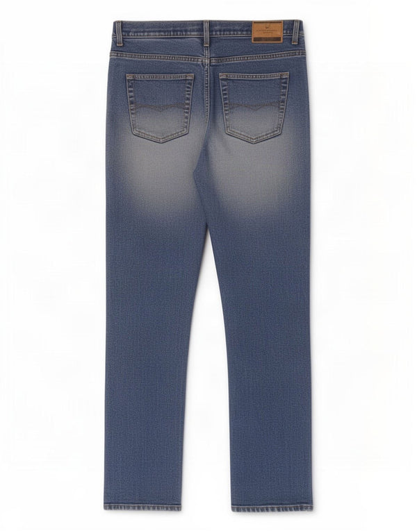 Calça jeans reta masculina Marks & Spencer Blue Harbor W36 L31 algodão