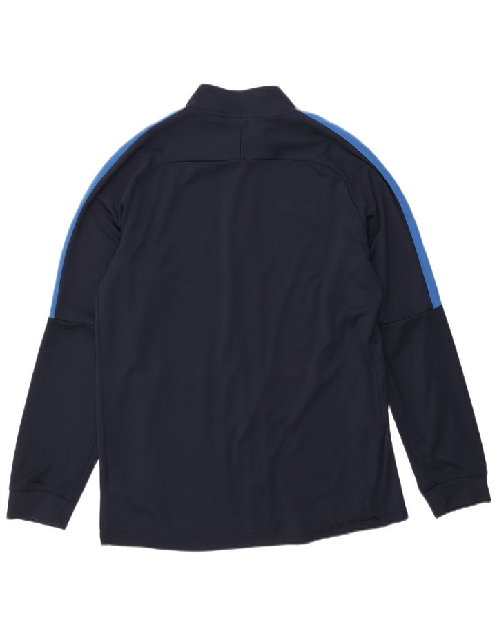 Jaqueta Nike Masculina Dri Fit Tracksuit Grande Bloco Colorido Azul Marinho