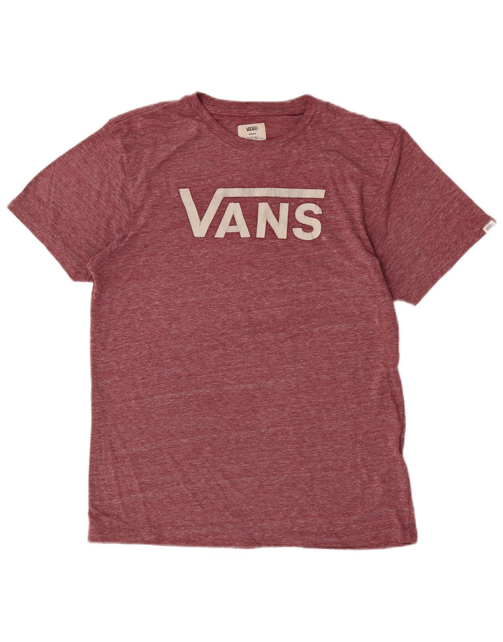 Camiseta Vans Masculina Graphic Top Médio Poliéster Salpicado Borgonha