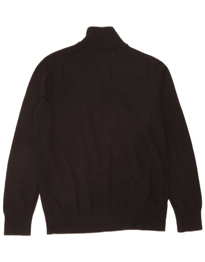 Suéter masculino All Saints com zíper e gola média preto