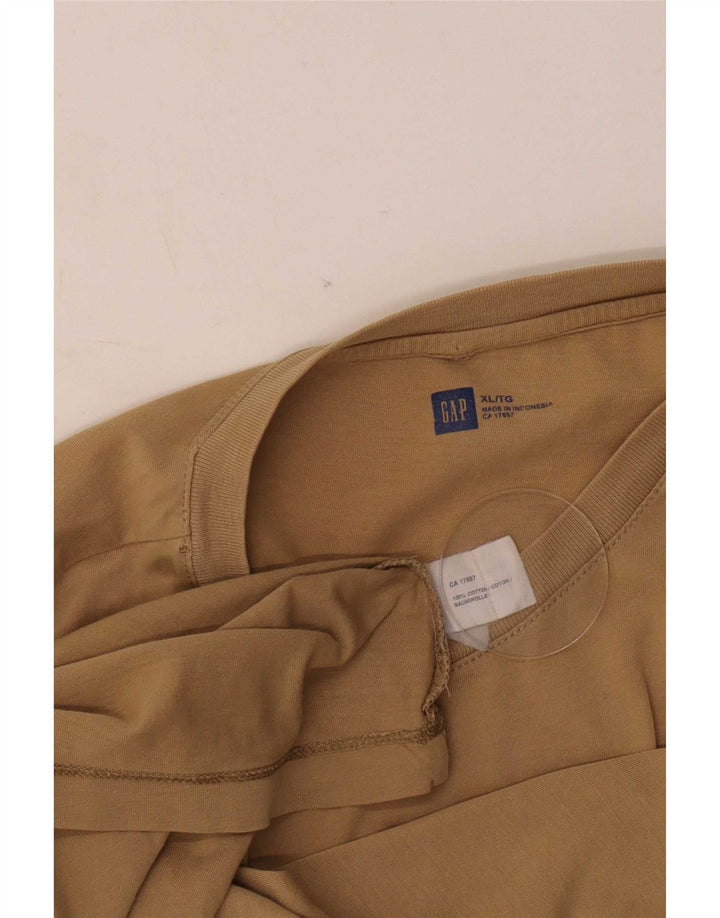 Camiseta masculina Gap Top XL algodão marrom
