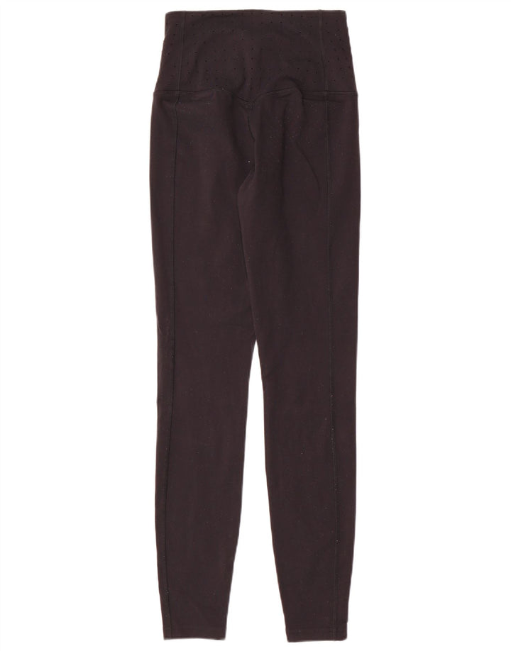 Leggings Nike Dri Fit Feminina UK 8 Pequenas Nylon Pretas