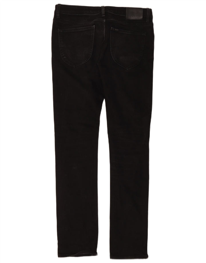 Lee Jeans Slim Feminino W34 L33 Algodão Preto