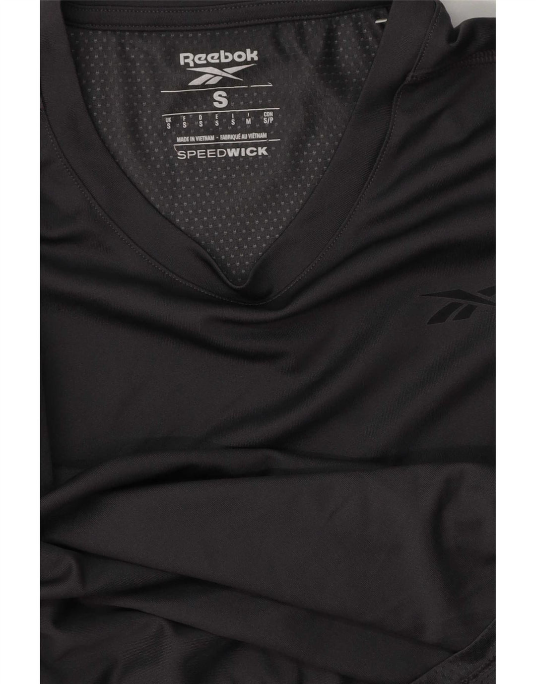 Reebok Mens T-Shirt Top Pequeno Cinza