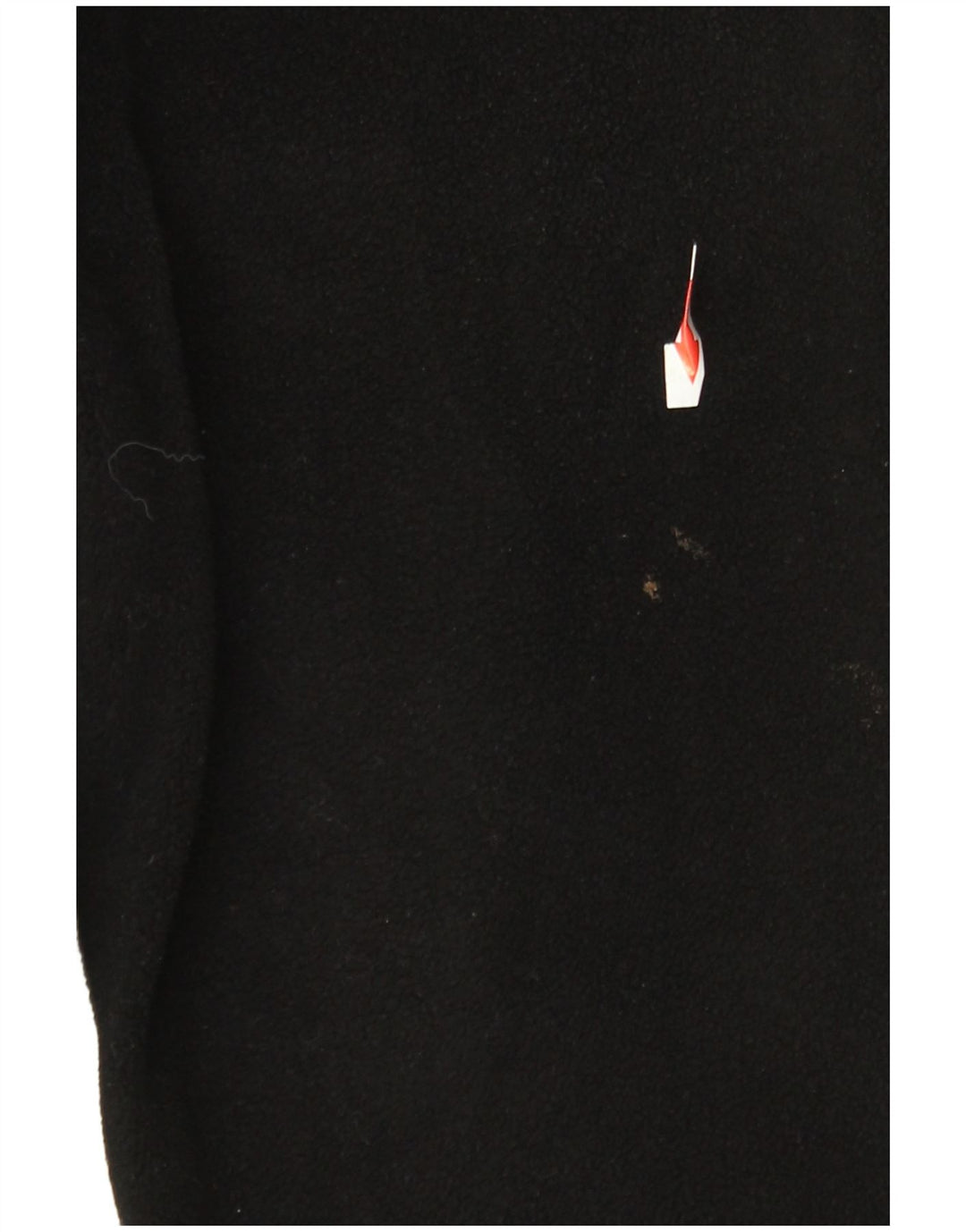 Bugatti Mens Zip Neck Fleece Jumper Grande Poliéster Preto