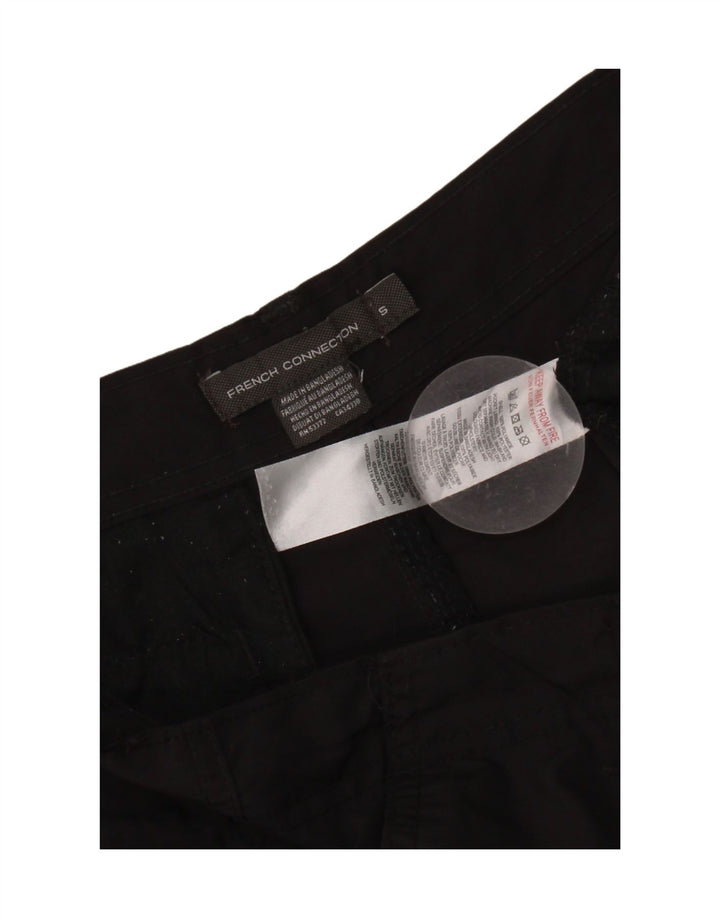 Shorts cargo masculino French Connection pequeno W32 preto nylon