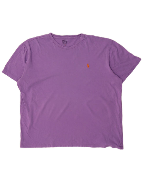 Camiseta masculina Polo Ralph Lauren Top XL algodão roxo