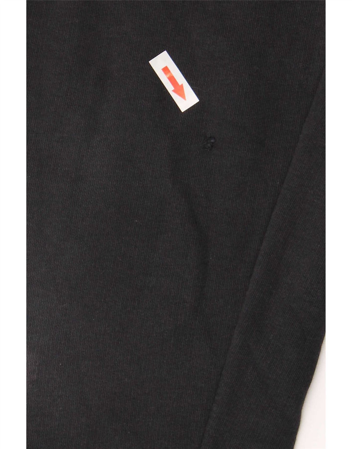 Nike Mens Treino Calças Joggers Pequeno Algodão Preto