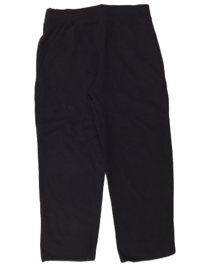 Calça de treino feminina MARKS & SPENCER UK 12 algodão azul marinho médio