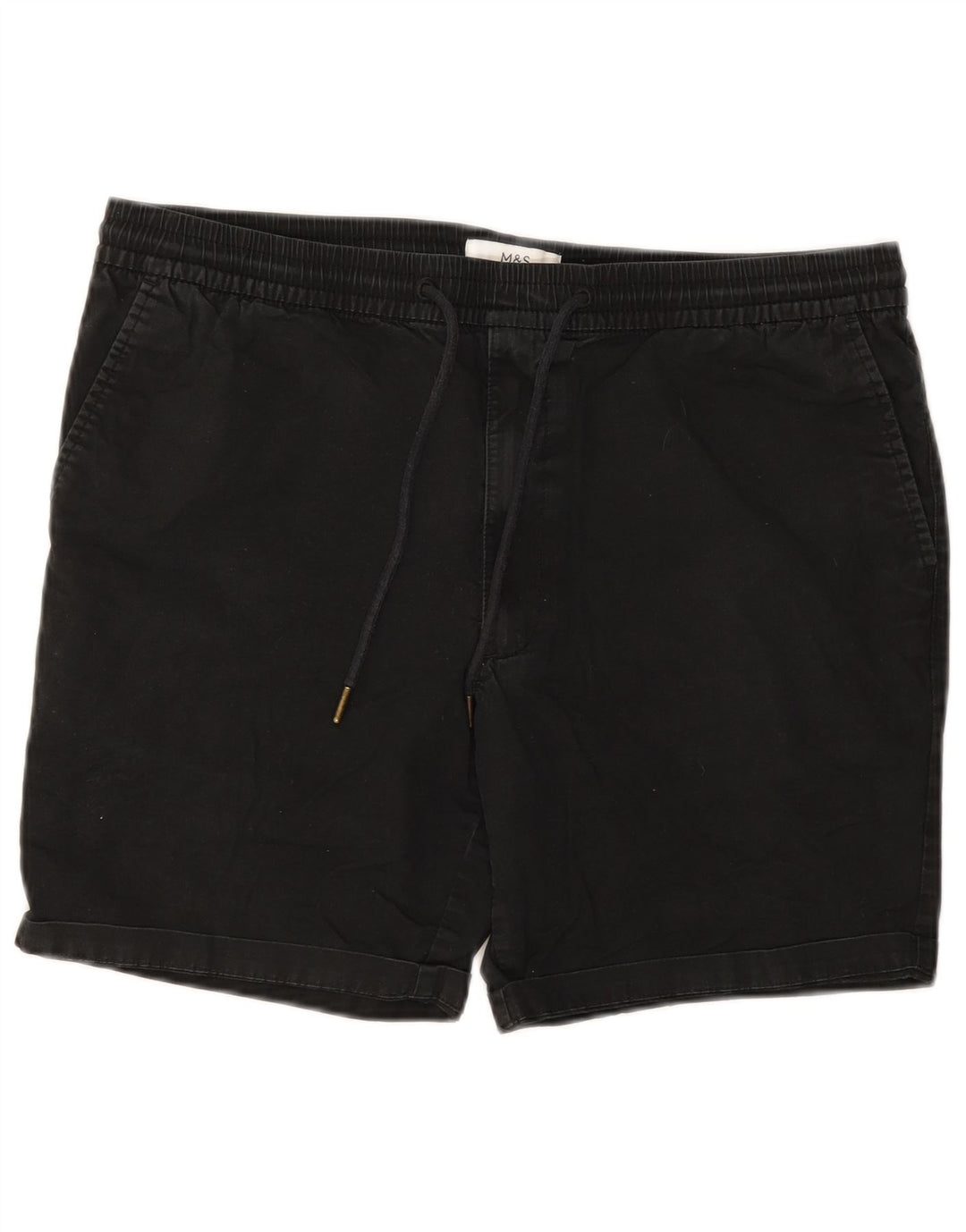 Shorts Chino Masculino Marks & Spencer Grande W34 Algodão Preto