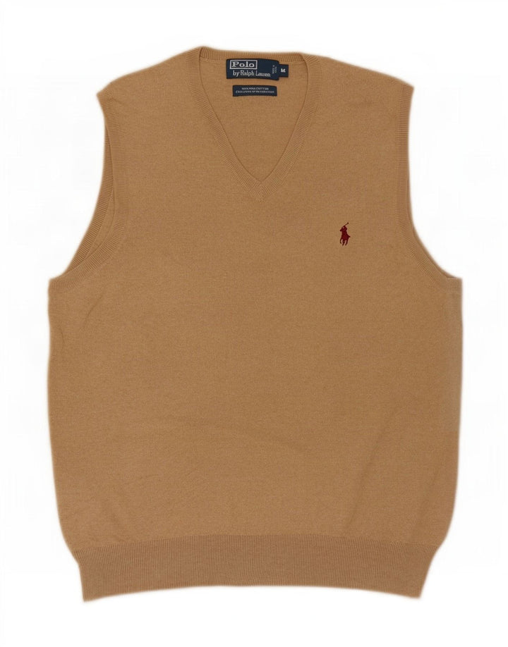Polo Ralph Lauren Mens Colete Regata Médio Algodão Bege