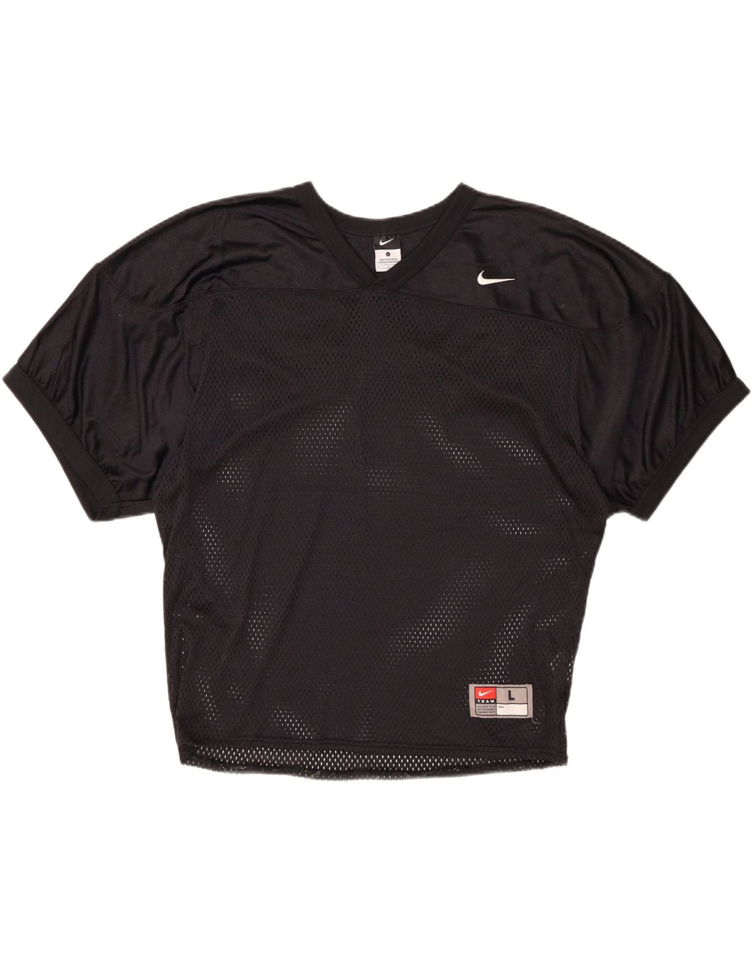 Camiseta masculina NIKE Top grande de nylon preto