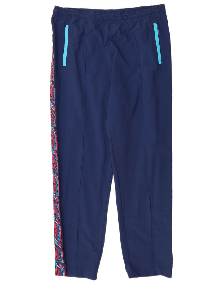 Calça de treino masculina Asics Graphic IT 50 médio azul marinho colorblock