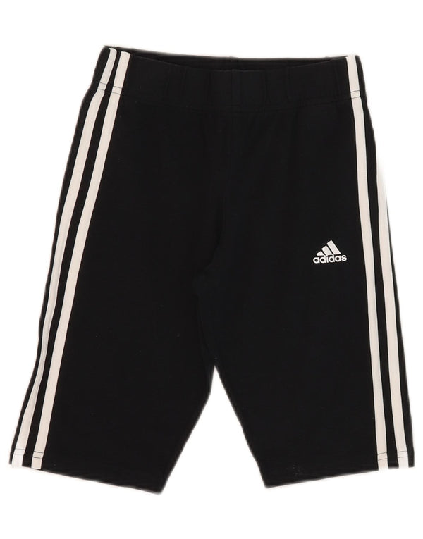 Bermuda esportiva Adidas feminina 13-14 anos algodão preto