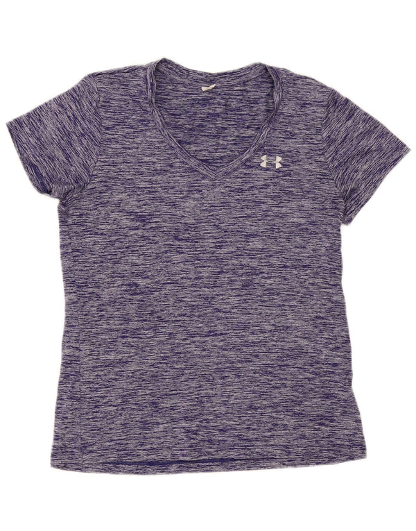 Camiseta feminina Under Armour UK 12 médio roxo manchado