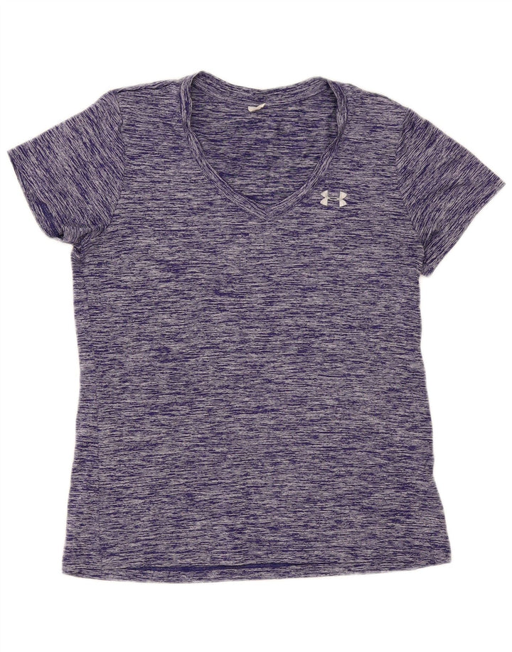 Camiseta feminina Under Armour UK 12 médio roxo manchado