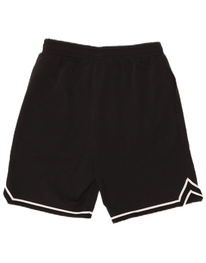 Shorts esportivos gráficos Converse Boys 13-14 anos XL preto poliéster