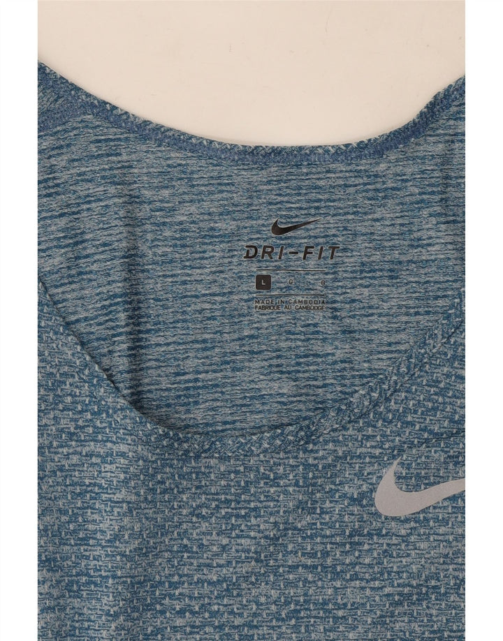 Colete Nike Masculino Dri Fit Top Grande Azul