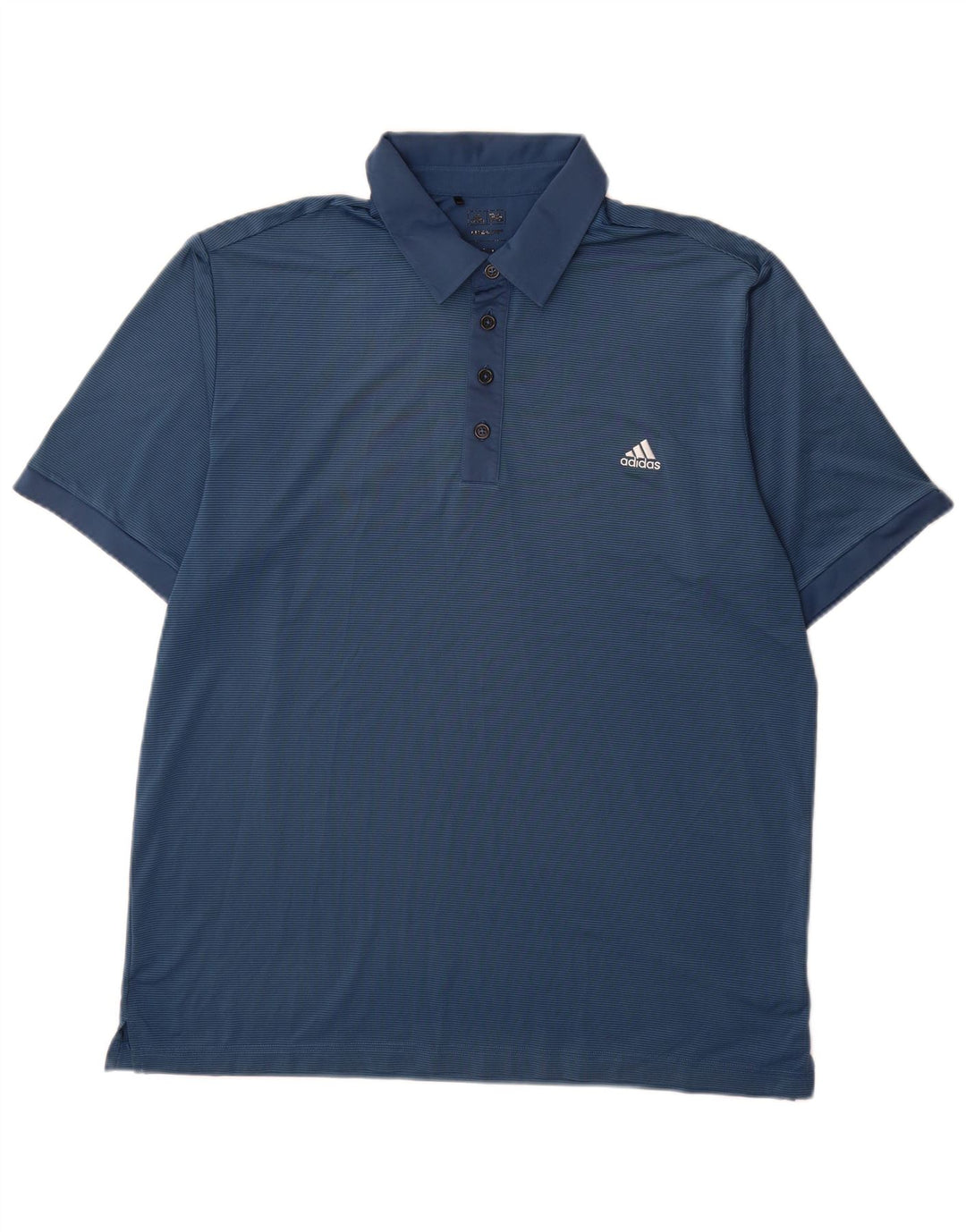Camisa Polo Adidas Masculina Climalite XL Azul Poliéster