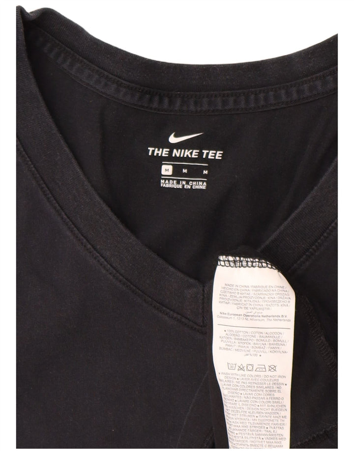 Camiseta feminina Nike UK 14 médio algodão preto