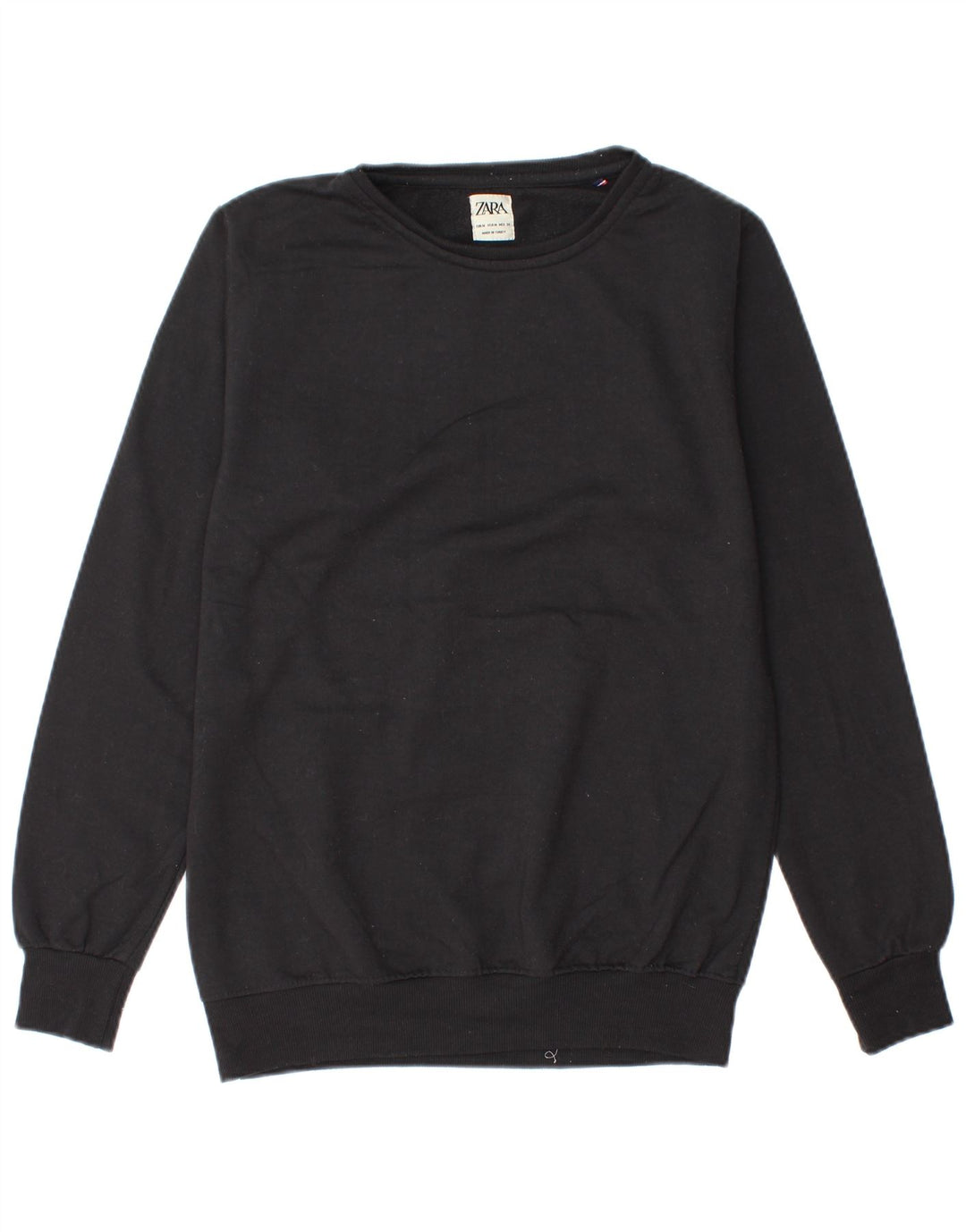 Zara Moletom Masculino Jumper Médio Preto