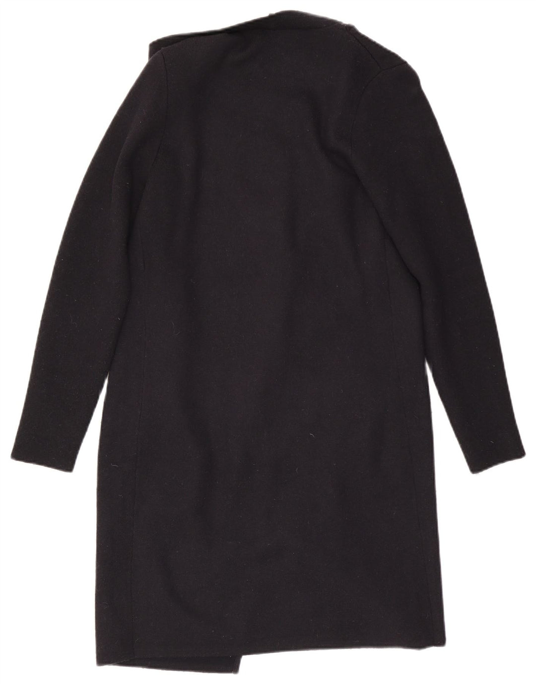 MINT VELVET Suéter cardigã feminino aberto com palangre UK 12 médio preto