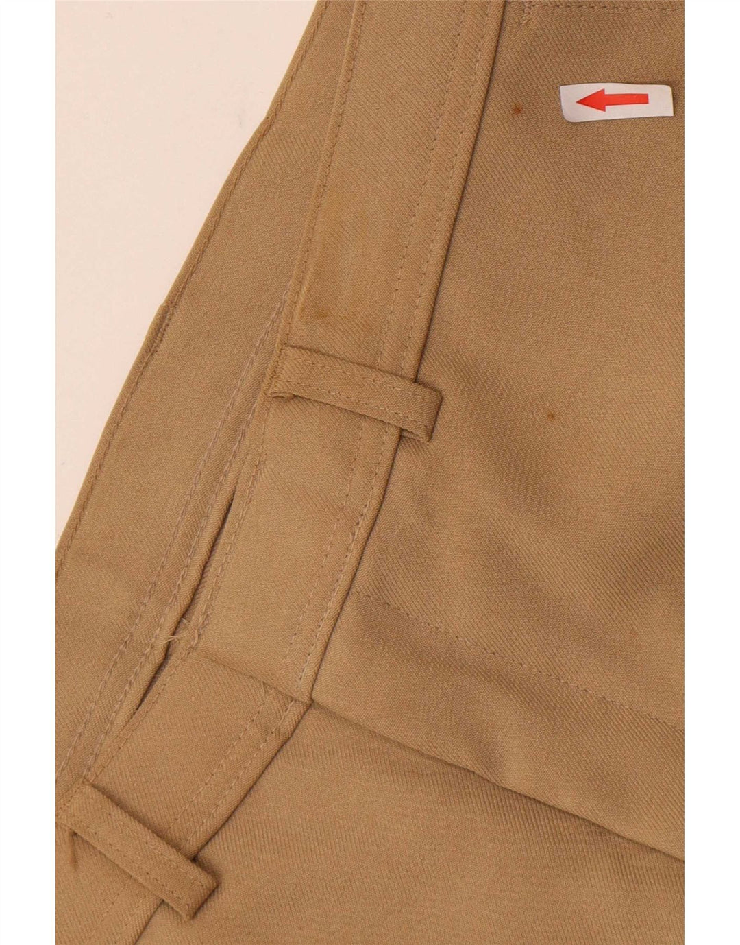 Calça masculina reta Levi's W36 L32 poliéster bege