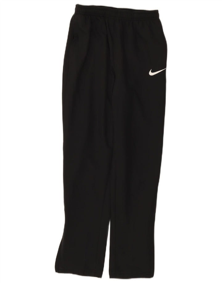 Calça corta-vento Nike Boys Dri Fit 12-13 anos grande poliéster preto
