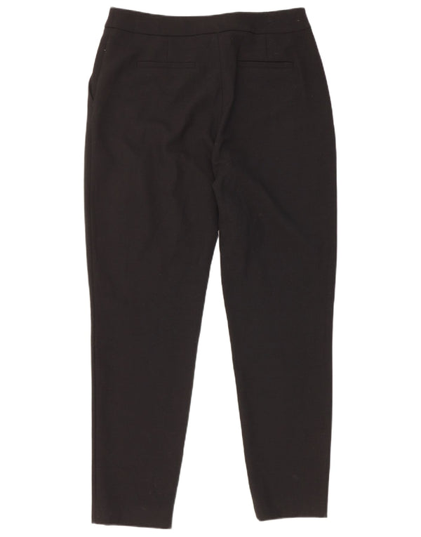 Calça Chino Feminina Hobbs Slim UK 10 Pequena W28 L28 Lã Preta