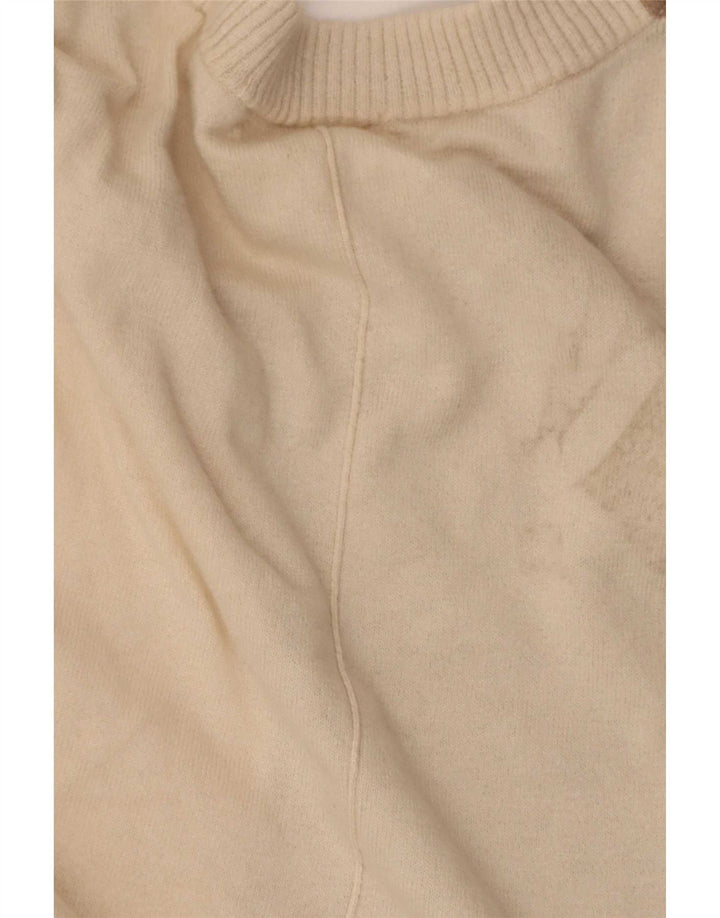 Suéter feminino com decote em V White Stuff Reino Unido 16 grande multicolorido