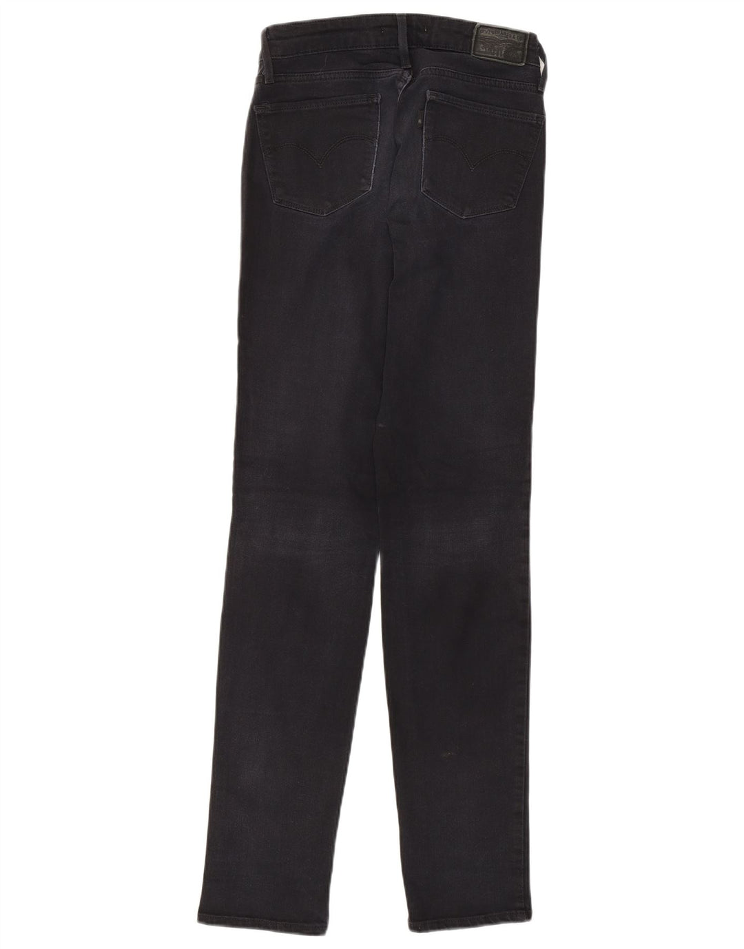 Calça jeans feminina LEVI'S 712 Slim W26 L32 algodão preto