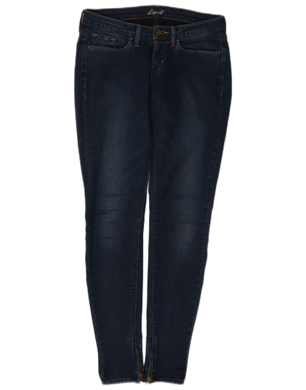 Jeans skinny feminino Levi's W27 L32 algodão azul marinho
