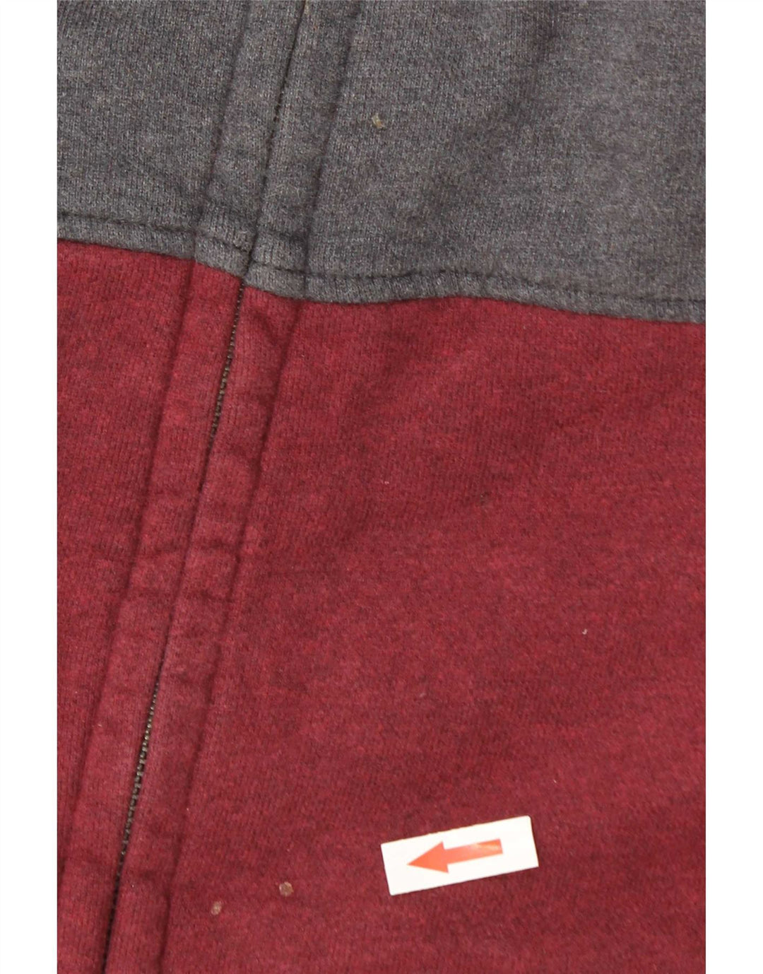 Suéter masculino com capuz e zíper Fat Face, algodão colorblock médio multicolorido