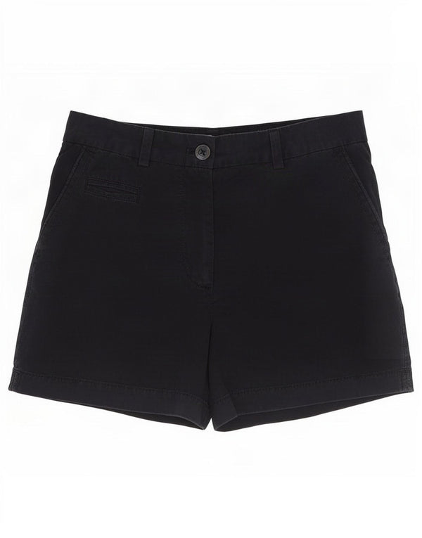 Shorts chino feminino Marks & Spencer Reino Unido 8 pequeno W27 algodão azul marinho