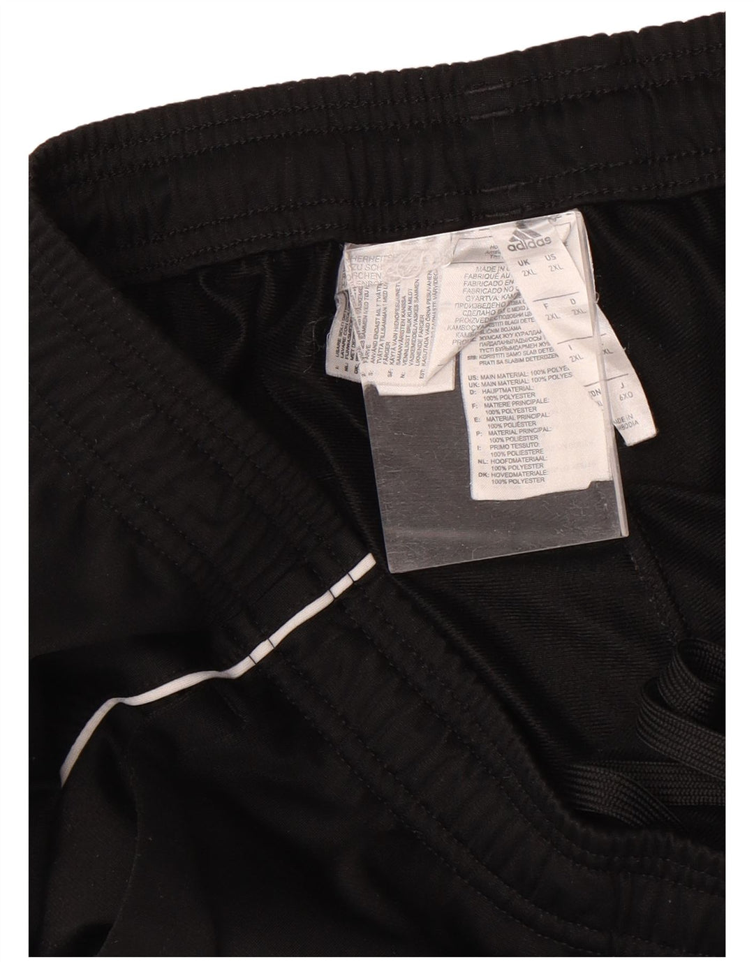 Calça de treino masculina Adidas Joggers 2XL poliéster preto