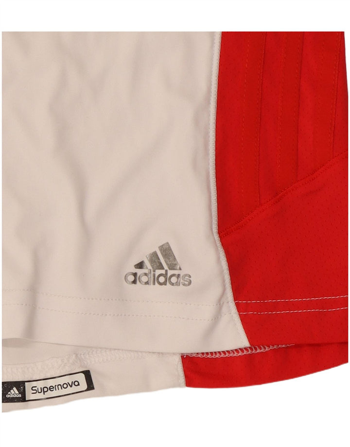 Adidas Womens Climacool Vest Top UK 4 XS Branco Colourblock