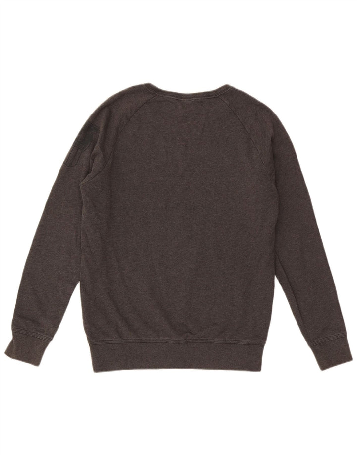 Moletom gráfico masculino Nike Jumper médio cinza algodão