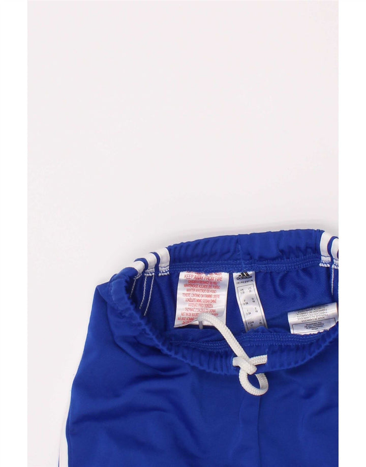 Adidas meninos calças de treino joggers 2-3 anos azul poliéster