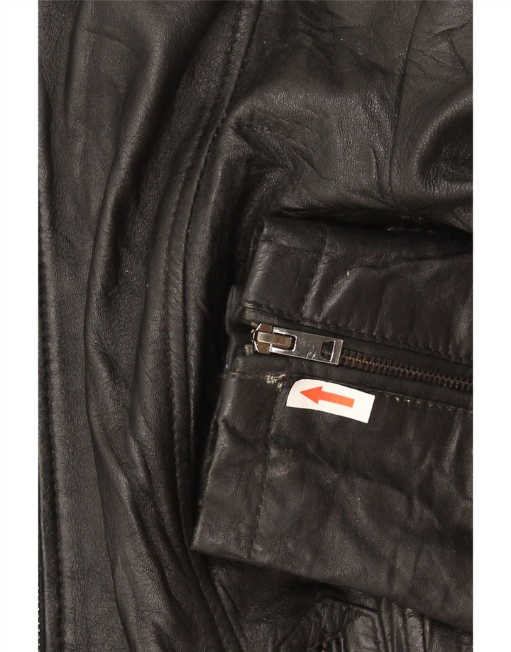 Jaqueta de couro feminina Conbipel IT 48 XL preta