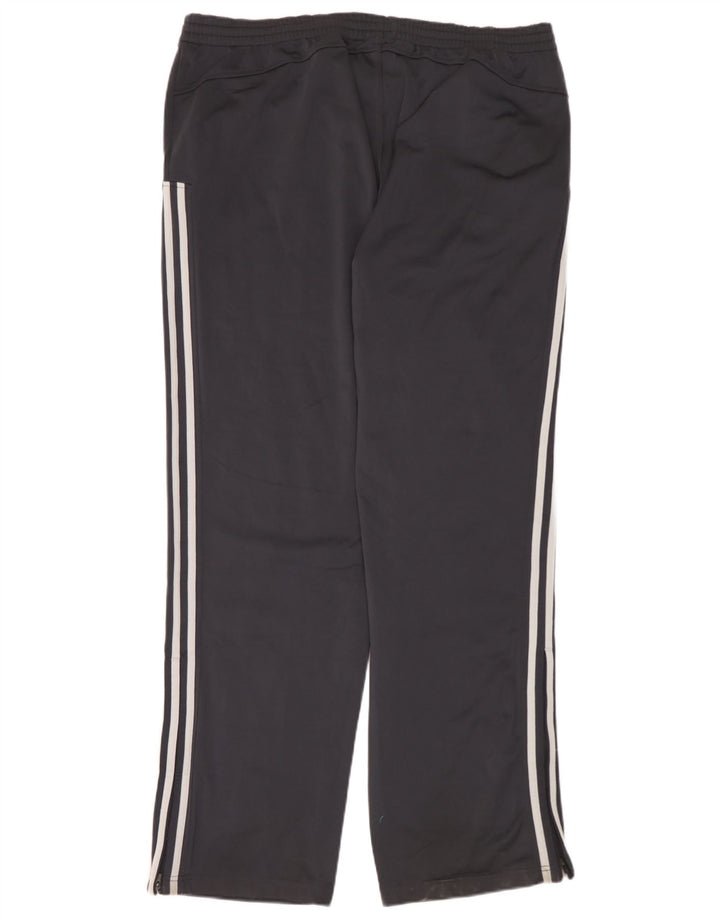 Calça de treino masculina Adidas 2XL azul marinho colorblock poliéster