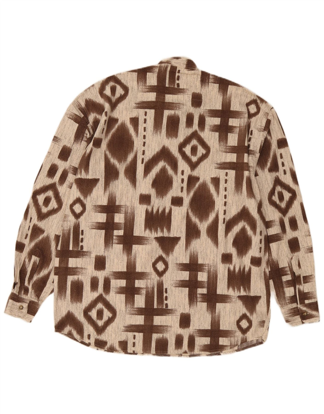 Camisa Pulôver Masculina Mac Fashion XL Marrom Geométrica