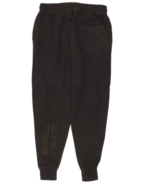 Russell Athletic Mens Calças de treino Joggers XS algodão preto
