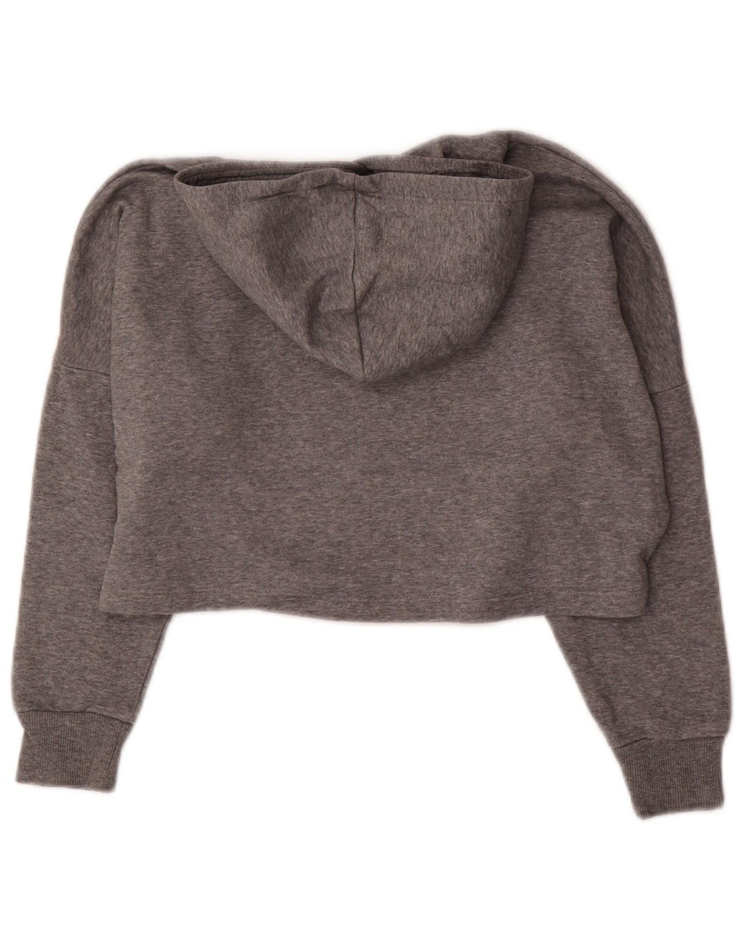 Suéter PUMA feminino com capuz e estampa gráfica 9-10 anos algodão cinza