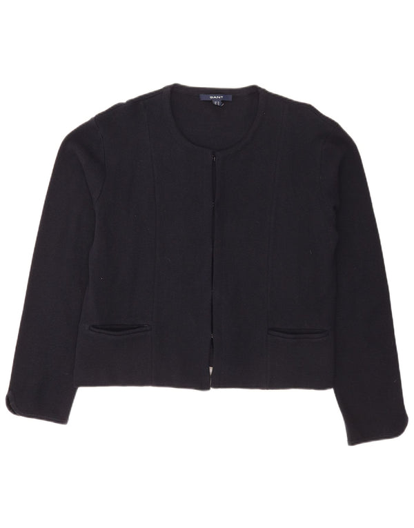 Gant Bolero Jumper feminino UK 18 XL azul marinho algodão